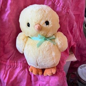 Hallmark Yellow Plush Chick Toy with Ribbon